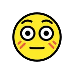 Flushed Face SVG Icon